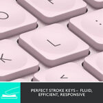 MX Keys Mini Wireless Illuminated Keyboard Rose - Slika 4