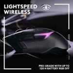 G502X Plus Lightspeed Wireless RGB Gaming Mouse Black - Slika 4