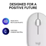 Pebble 2 M350s Slim Bluetooth Wireless Mouse White - Slika 4